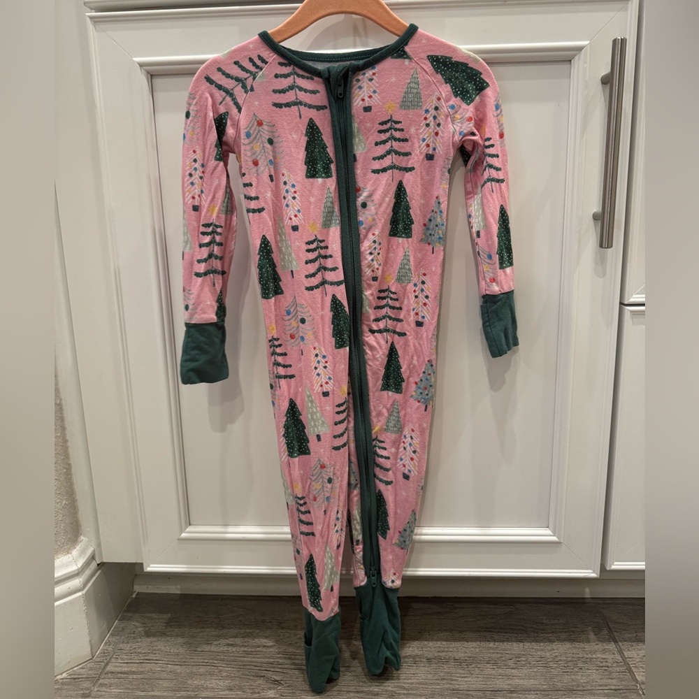 Little Sleepies Twinkling Trees Baby Bamboo Zippy